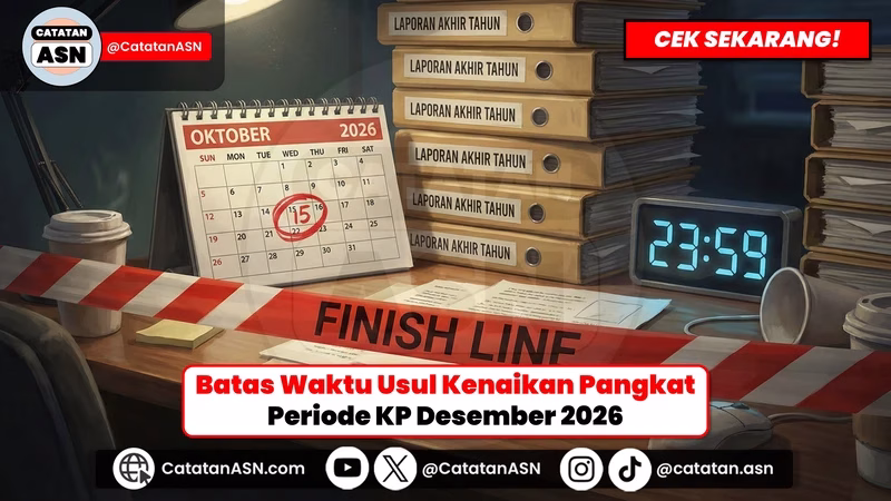 Peluang Terakhir Tahun Ini! Kejar Kenaikan Pangkat Periode Desember, Deadline SIASN 15 Oktober!