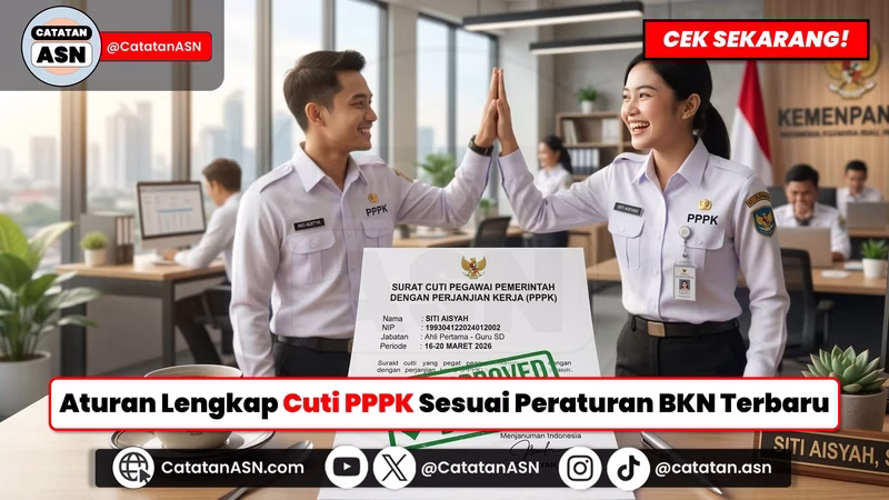 Jangan Keliru! PPPK Cuma Punya 4 Jenis Cuti, Ini Aturan Lengkap Biar Hakmu Nggak Hangus