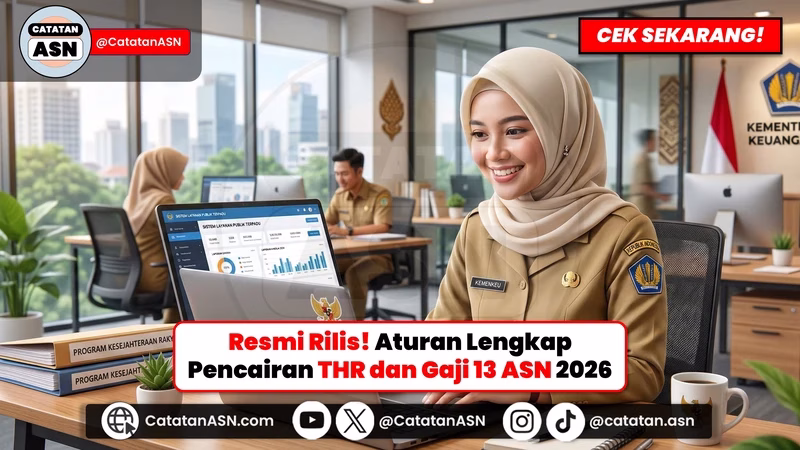 Resmi Rilis! Petunjuk Teknis Pencairan THR dan Gaji 13 ASN 2026 (Kupas Tuntas PMK Terbaru)
