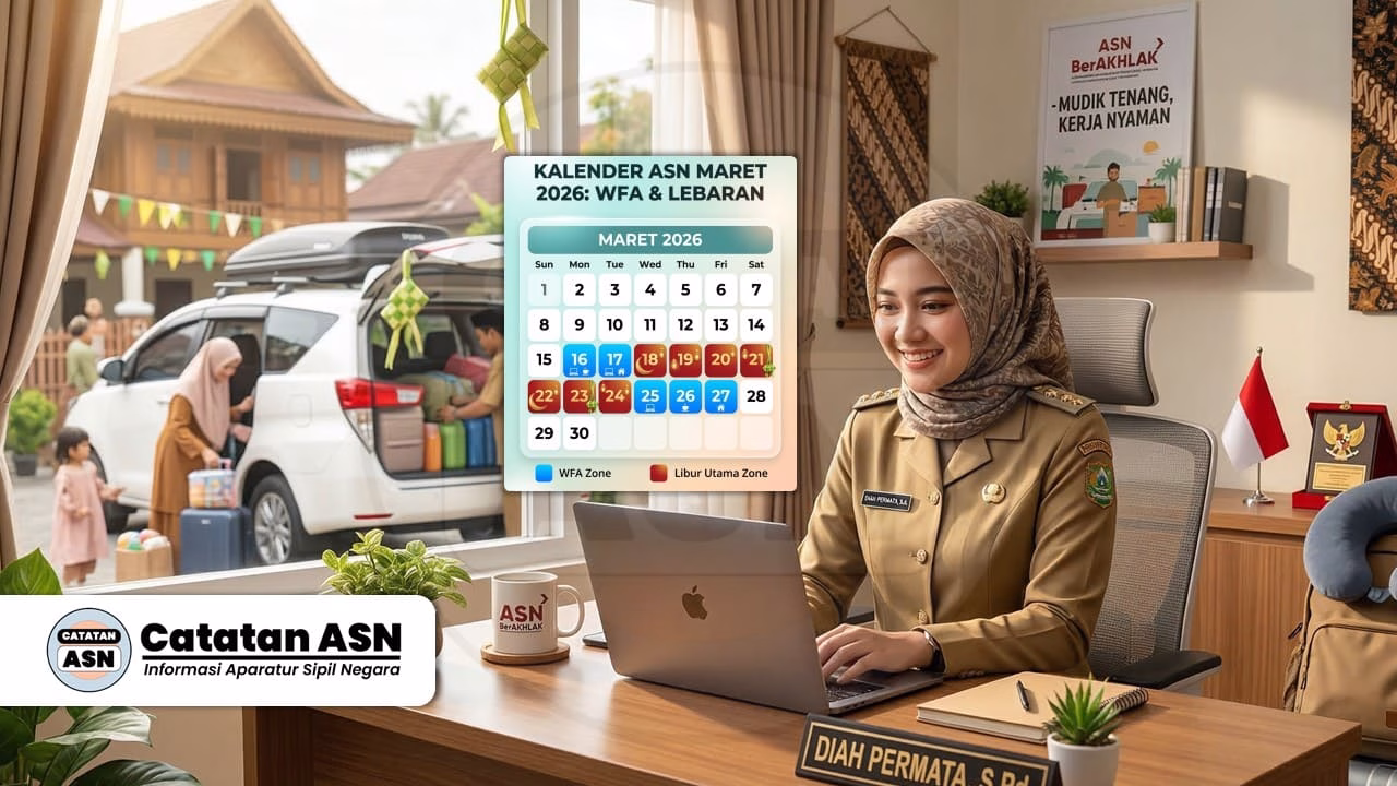 Jadwal Lengkap WFA ASN & Libur Panjang Lebaran 2026, Bisa Pulang Kampung 14 Hari!