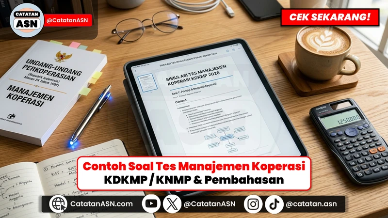 BONGKAR HABIS! 30 Prediksi Soal Tes Manajemen Koperasi Seleksi KDKMP 2026 + Pembahasan Tuntas!