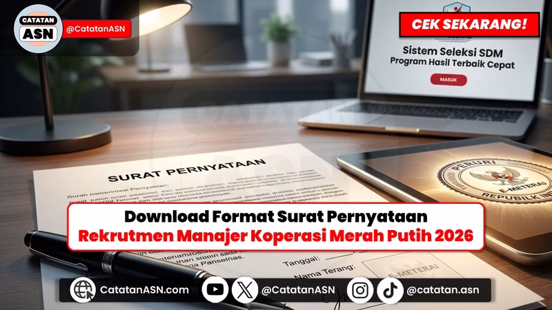 JANGAN SALAH KETIK! Link Download Format Surat Pernyataan Manajer Koperasi 2026 & Aturan Main E-Meterai Wajib