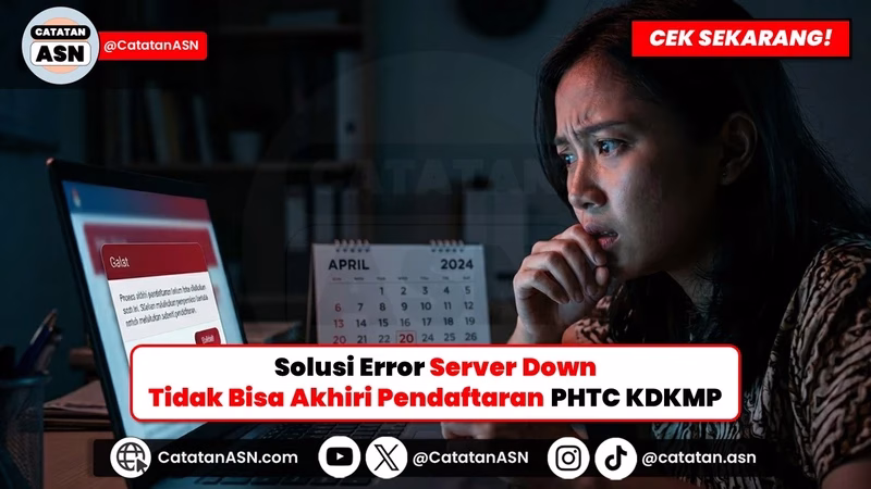 PANIK Tombol “Akhiri Pendaftaran” Error & Server Down? Ini 5 Solusi Ampuh Atasi Kendala Daftar PHTC KDKMP 2026!