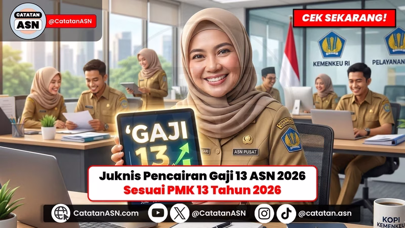 Kapan Gaji 13 ASN 2026 Cair? Ini Juknis Resminya Menurut PMK Terbaru!