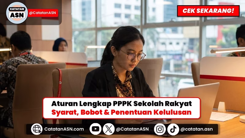 Aturan Seleksi PPPK Sekolah Rakyat