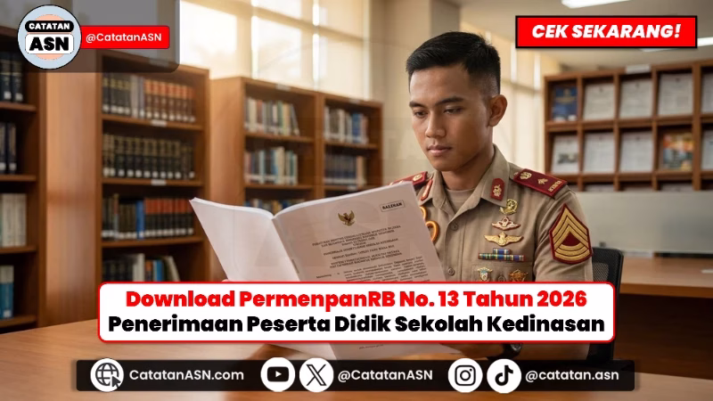 Sah! PermenPAN-RB No 13 Tahun 2026 Rilis, Ini Aturan Baru & Syarat Gugur Sekolah Kedinasan!