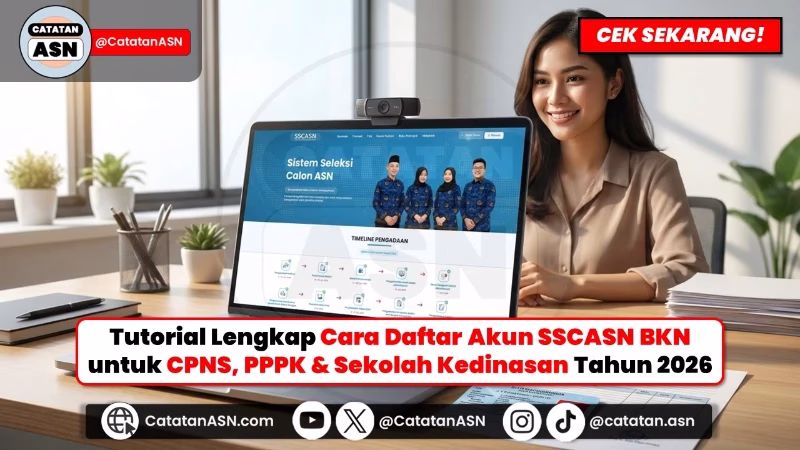 Tutorial Daftar SSCASN SEKDIN, PPPK dan CPNS 2026